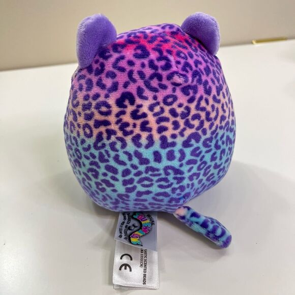 Squishmallow 2020 5" Mystery Squad Series 1 Scented Rainbow Cheetah Plush - Picture 3 of 9